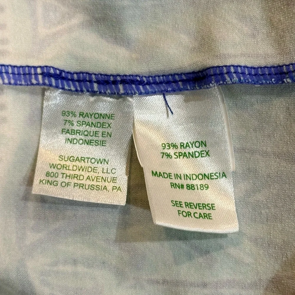 Women’s LILLY PULITZER UPF 50+ Sophie Ruffle sleeve Dress- Beckon blue. Size L - Picture 7 of 7